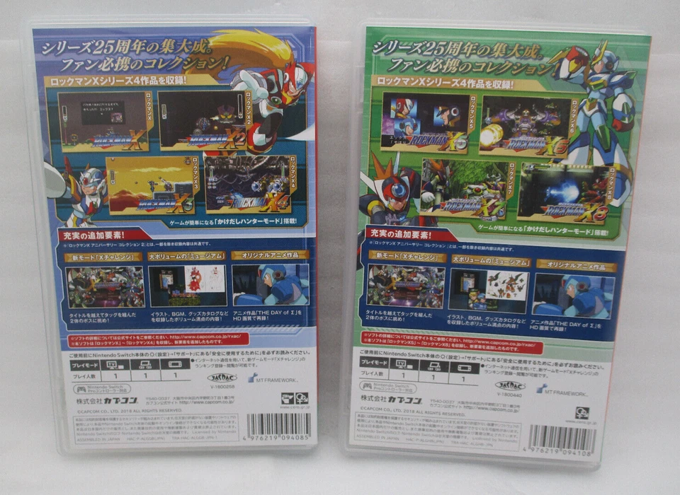 ROCKMAN X ANNIVERSARY COLLECTION 1 & 2 Nintendo Switch Japan NTSC-J MEGAMAN - Image 2 of 4