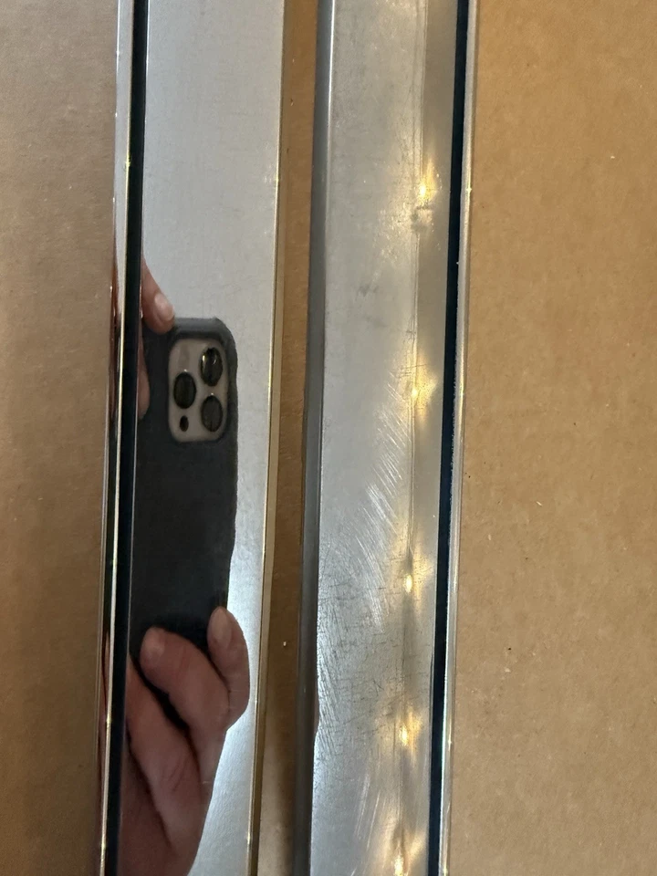 1979-85 Cadillac Eldorado Biarritz Rooftop Vinyl Trim Chrome Molding - Image 3 of 4