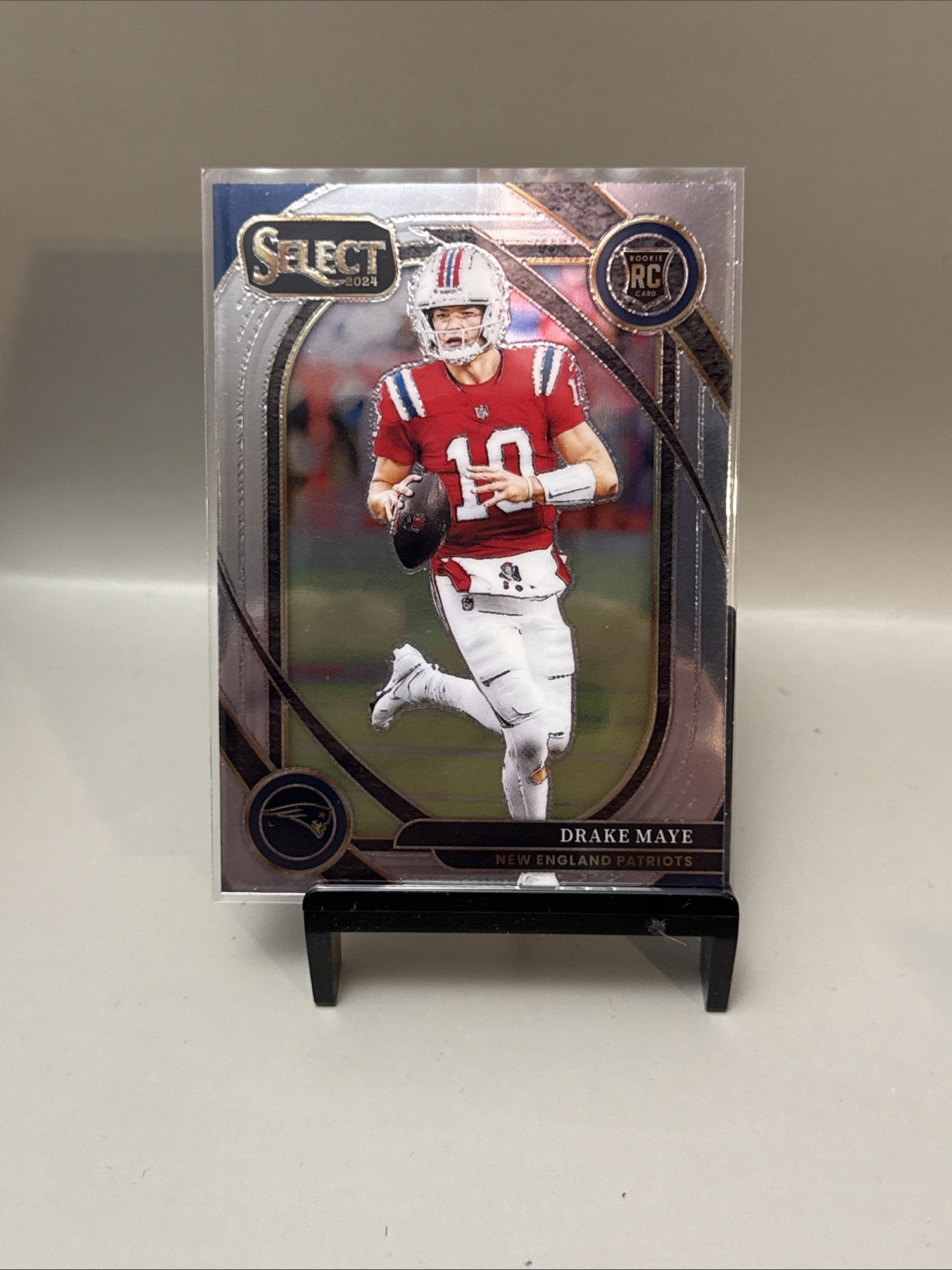 2024 Select Football DRAKE MAYE #218 RC Rookie Club Level Base - Patriots