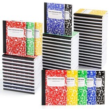 Feela 90-Pack Mini Composition Notebooks 4.5x3.25" Lined Journal Pocket Size