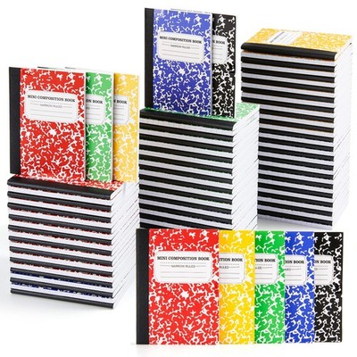 Feela 90-Pack Mini Composition Notebooks 4.5x3.25'' Lined Journal Pocket Size