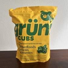 Gruns Cubs Superfoods Greens Gummies For Kids 28 Packs, 168 Gummies