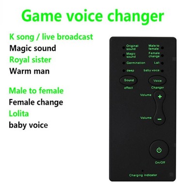 Voice Changer Mikrofon Universal Disguise Mini für PC Laptop Handy Kinder