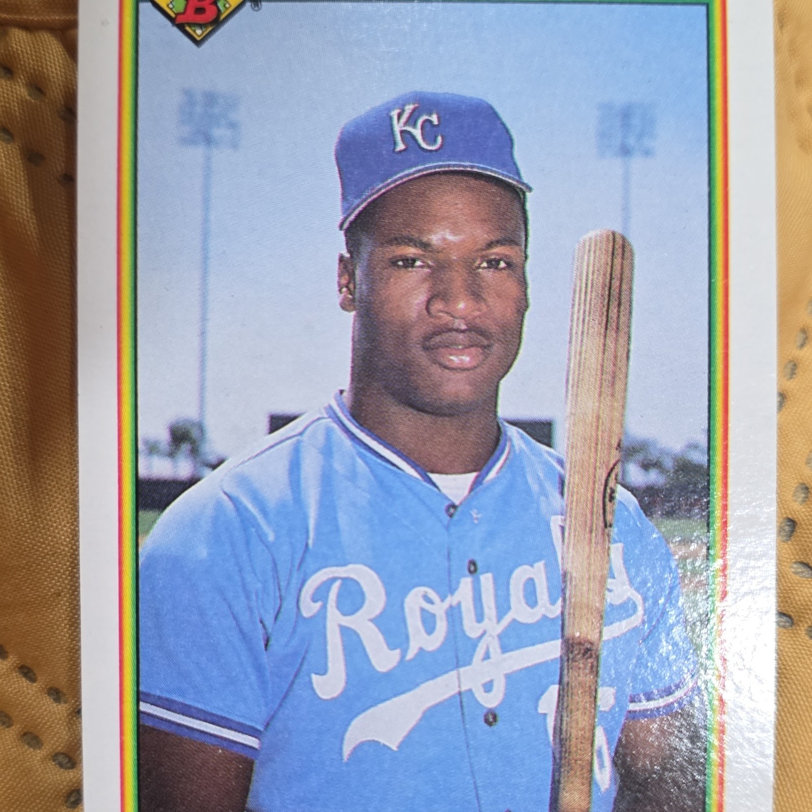 Bowman 1990 Bo Jackson Kansas City Royals Base Set Baseball Card #378
