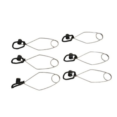 6Pcs Flute Pad Clips Wind Instrument Replacement