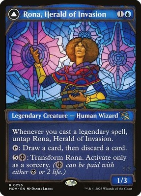 Rona, Herald of Invasion // Rona, Tolarian Obliterator XMOM-295 Rare Englisch
