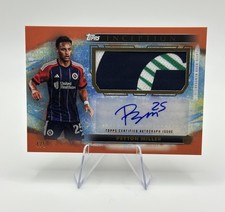 2025 Topps Inception MLS Peyton Miller Rookie Patch Auto Jumbo Relic Orange /5