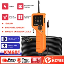 12V/24V Automotive Power Circuit Probe Tester Kit DC AC Voltage Test KZYEE KM601