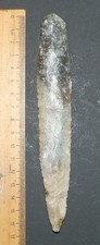 New pictures, 10% off DAGGER TYPE 1 . WITH NICE FLAKING. DANISH NEOLITHIC DAGGER