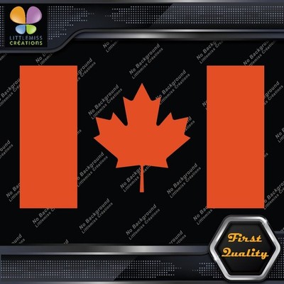Canadian Flag Maple Leaf Canada Logo Canadien Patriotic Vinyl Decals Stickers