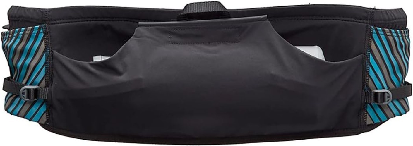 XXS Running Waist Belt with 4 Pockets, Moisture-Wicking Polyester, Unisex Sporteer VersaSlim Running Belt, Travel Money Belt - Liberia  main image 4
