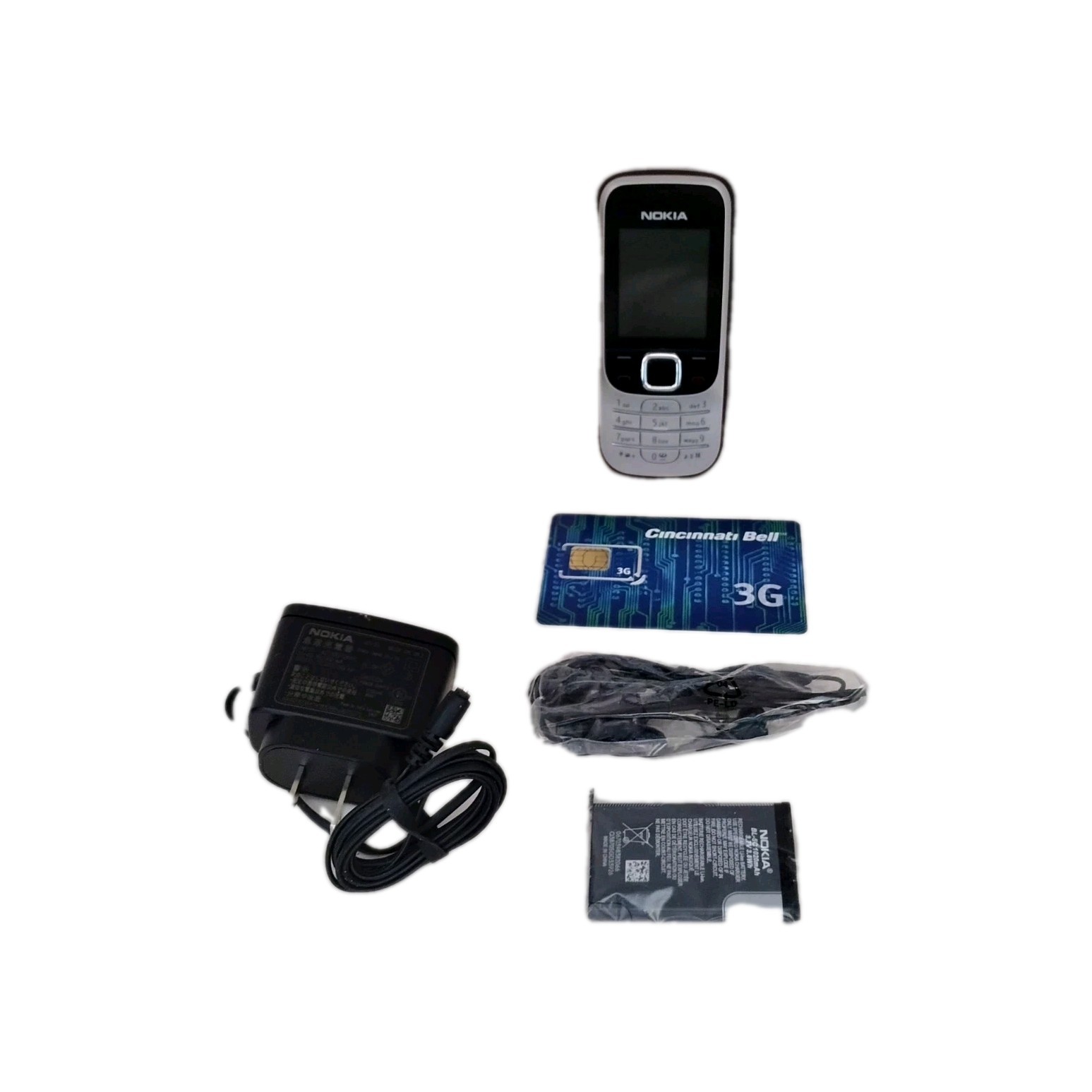 Nokia Classic 2330 RED Cellular Bar Phone (Cincinnati Bell) 