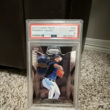 2019 Panini Prizm Framber Valdez Rookie #82 PSA 9 Houston Astros Baseball Card