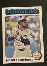 2024 Topps Heritage High Number - Teoscar Hernandez #535 White Border