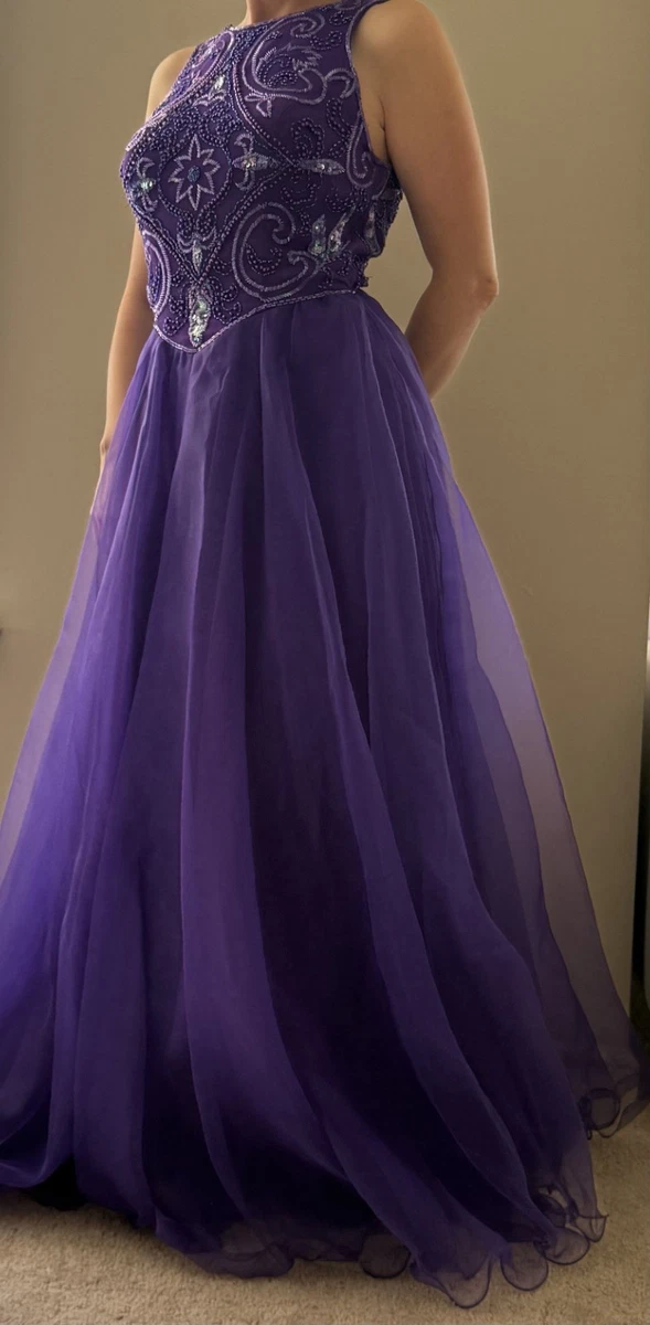 discount modest prom dresses Long Sleeves Sparkly Stunning High Neck Modest Prom Dresses, PD0488 –  SposaBridal main image 0