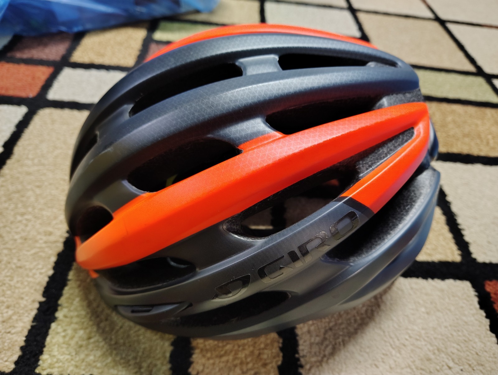 Giro Foray Black and Orange Bike Cycling Helmet Small