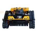 Robotic Remote Control Gas Lawn Mower Tracked 4WD Zero-Turn Slope 225CC 9HP 22"