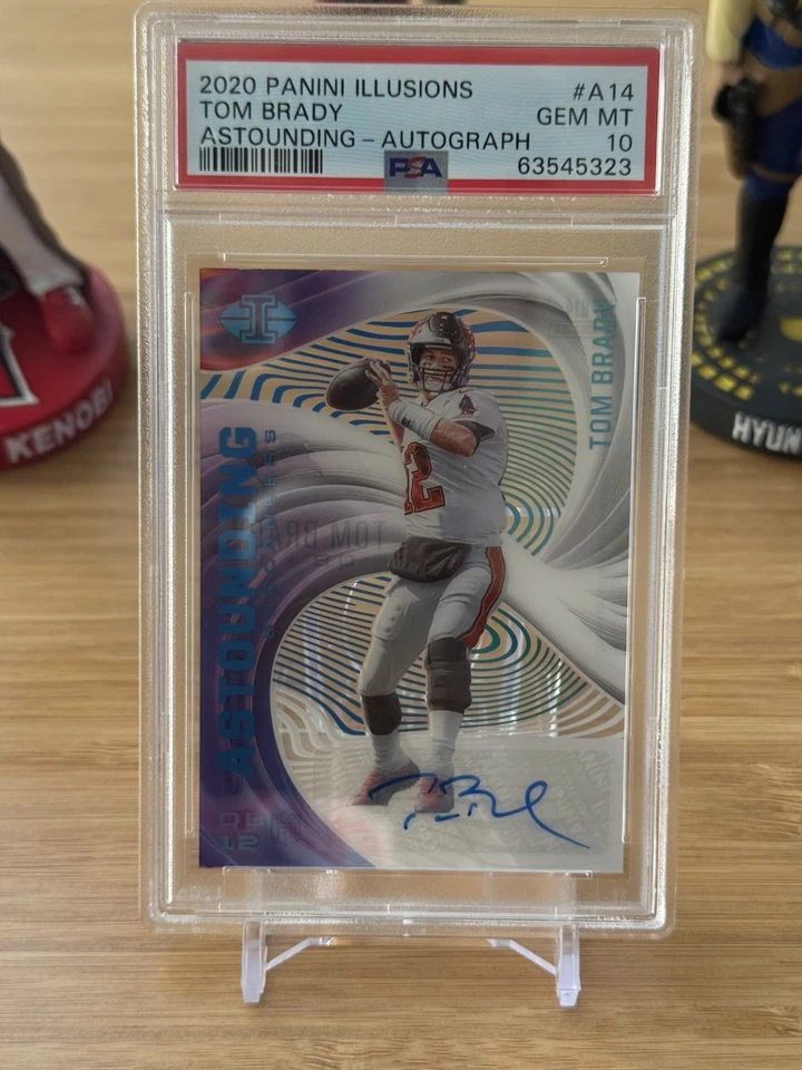 Panini Illusions Astounding Auto 2020 - Tom Brady - #A14 (PSA 10) (#1/5) Foto 2 de 4