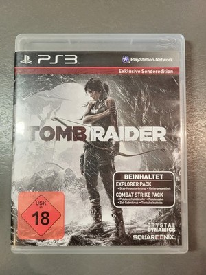 Tomb Raider - Playstation 3 PS3 - Lara Croft Videospiel Game Sonderedition