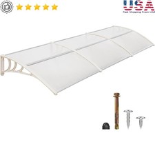 Sturdy Polycarbonate Awning All Weather Protection Easy Install Versatile Use