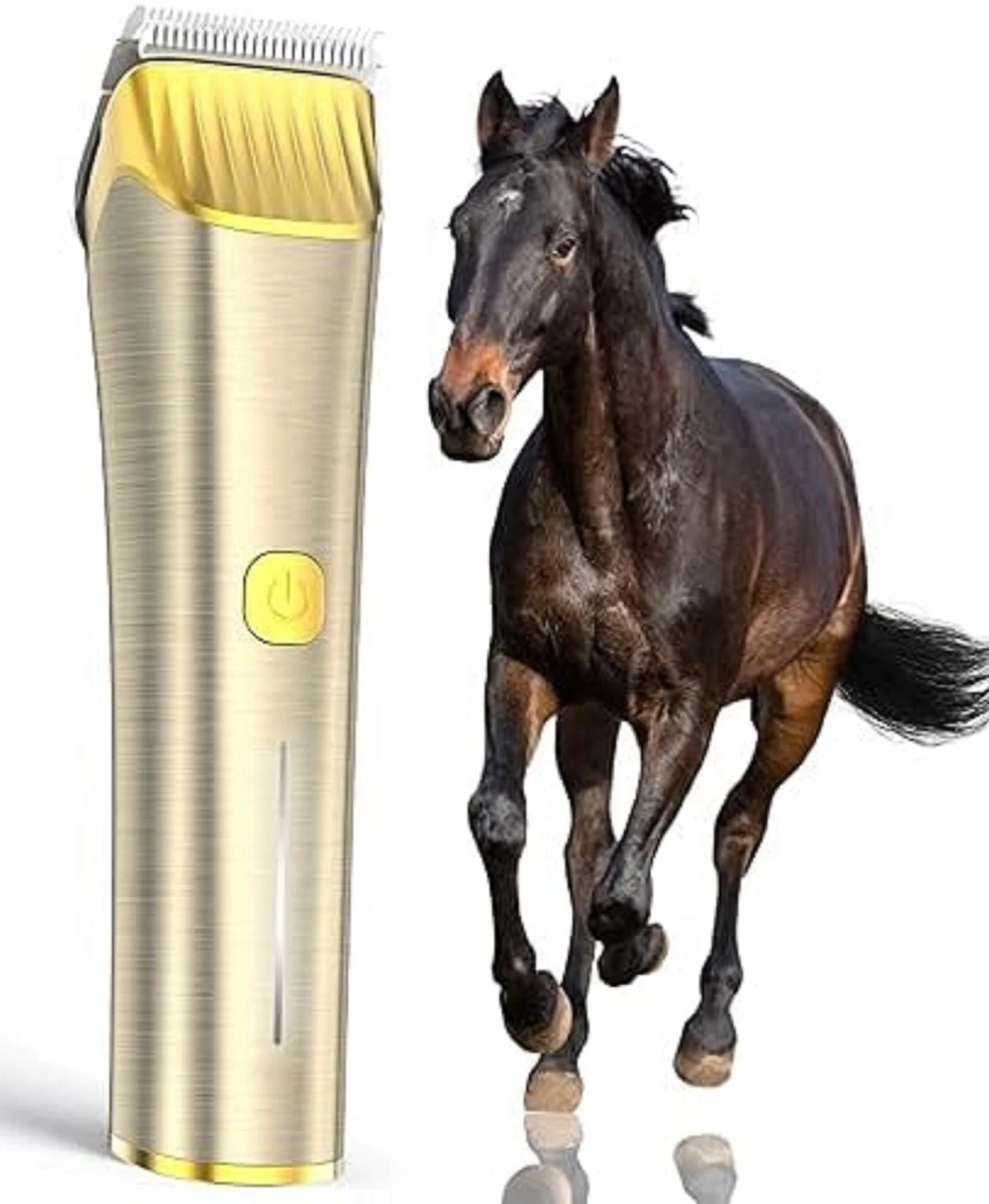 Cordless Horse Clippers,Low Noise 2 Speed Grooming Clippers