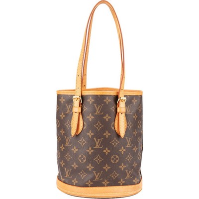 Louis Vuitton Monogram Canvas Bucket PM Shoulder Bag Tasche