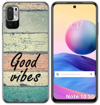 Hülle Gel TPU für Xiaomi Redmi Note 10 5G / Wenig M3 Pro 5G Design Holz 01 Druck
