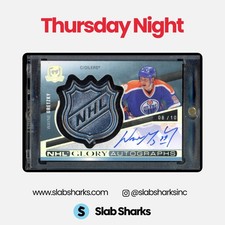 2020 UPPER DECK THE CUP #G-WG WAYNE GRETZKY NHL GLORY SHIELD LOGO AUTO /10