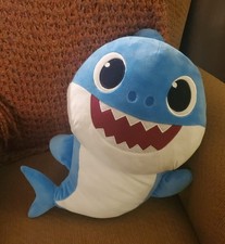 Baby Shark Blue Singing Shark 18 Pinkfong 2019 Plush Sings Tested WORKS HUGE