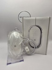 Apple Pro Mouse M5769 Optische USB-Maus Weiß Transparent | iMac G4 G5 | Wie neu