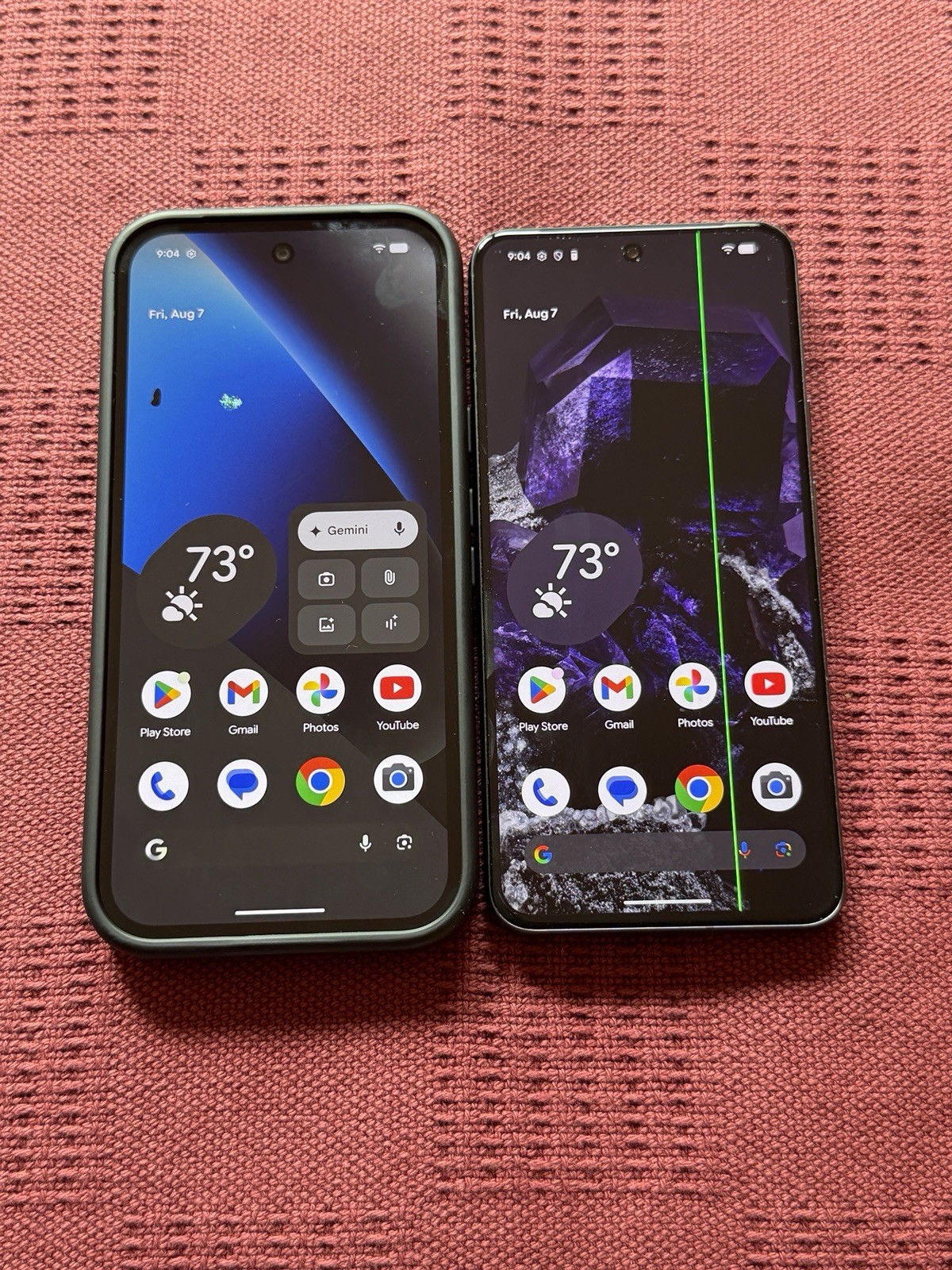 2 Lot Google Pixel 10a Unlocked, Google Pixel 8 Unlocked *LCD Lines* For Parts