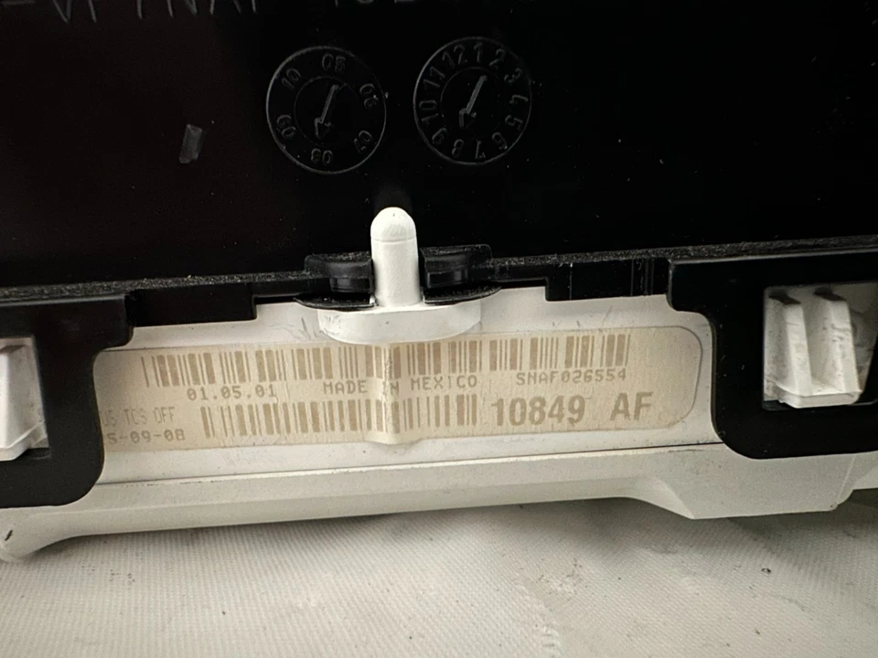 Cuadro de instrumentos velocímetro 2007-09 Nissan Quest S/SL/Base 164.992 millas Foto 3 de 3