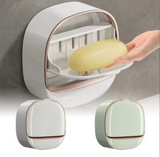 Waterproof Wall Mounted Soap Holder with Lid ...