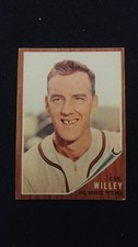 1962 Topps Baseball card # 174 Carl Willey   (G to VG)