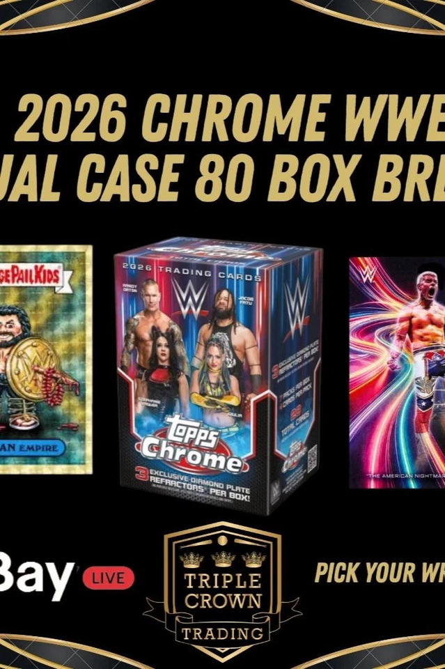 2026 Topps Chrome WWE Dual 80 Val Box Break