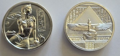 Egyptian Gods  Serie Cleopatra * 2 Oz .999 Silver Silber *  Ultra High Relief * 