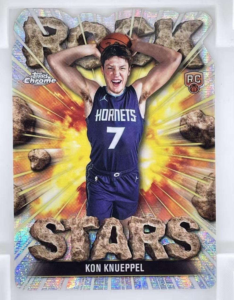2025-26 Topps Chrome Kon Knueppel RC Rookie Rock Stars Case Hit SSP