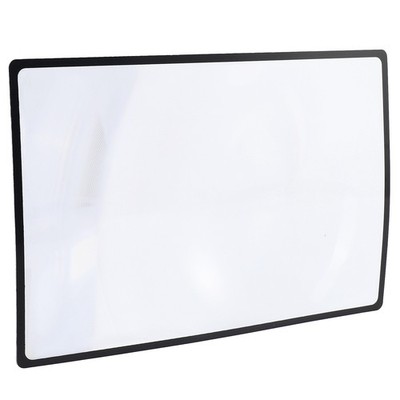 Lesehilfe Blatt Lupe Vergrößerungsglas 3- Schwarz D8M76958
