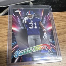 Topps Chrome Future Stars Tyler Nubin #FS-18 Giants Rookie Football Card