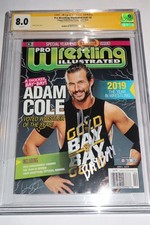 CGC SS 8.0 Pro Wrestling Illustrated Magazine 2020 Signed Adam Cole Autograph