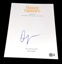 ADAM SANDLER SIGNED AUTOGRAPH MOVIE SCRIPT HAPPY GILMORE BECKETT BAS AUTO G