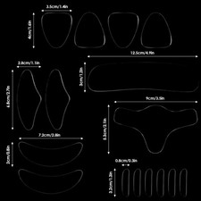 16x Kinesiotaping-Pflaster für das Gesicht nach Kobido-Facelifting - Einweg