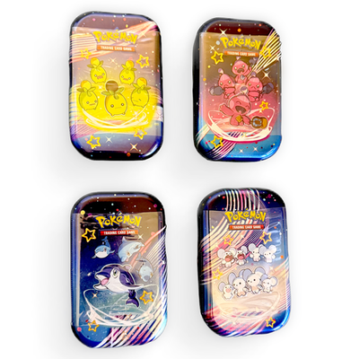 Pokemon Paldean Fates Mini Tins x4 Scarlet & Violet TCG Collectible New |  eBay