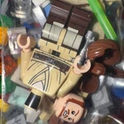 New LEGO Star Wars Qui-Gon Jinn Minifigure RARE Reddish Brown Variant 75383