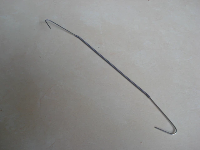 Lot de 10 crochets doubles à ressort extensible PLV vitrine magasin support