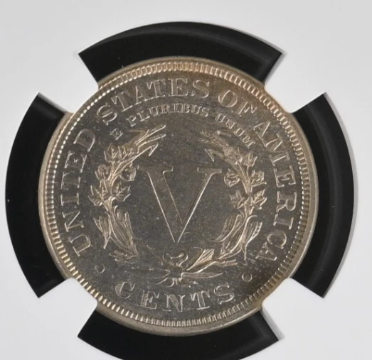 1887 PROOF LIBERTY "V" NICKEL ~ NICE NGC PF64! - Image 4 of 4