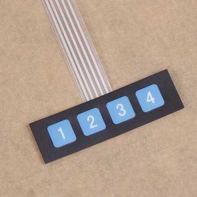 1*2 3 4 Key Button Membrane Switch 3*4 4X5 Matrix Array Keyboard 1X6 Keypad
