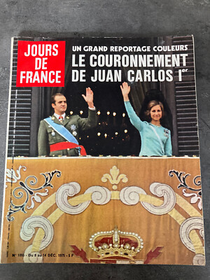 TAGE VON FRANKREICH Nr. 1095 08.12.1975 Krönung von Juan Carlos F88