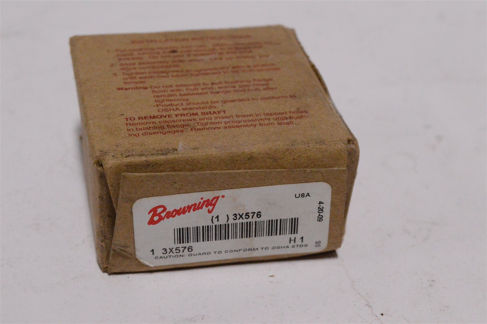 Browning Taper Lock Bushing 3X576 eBay