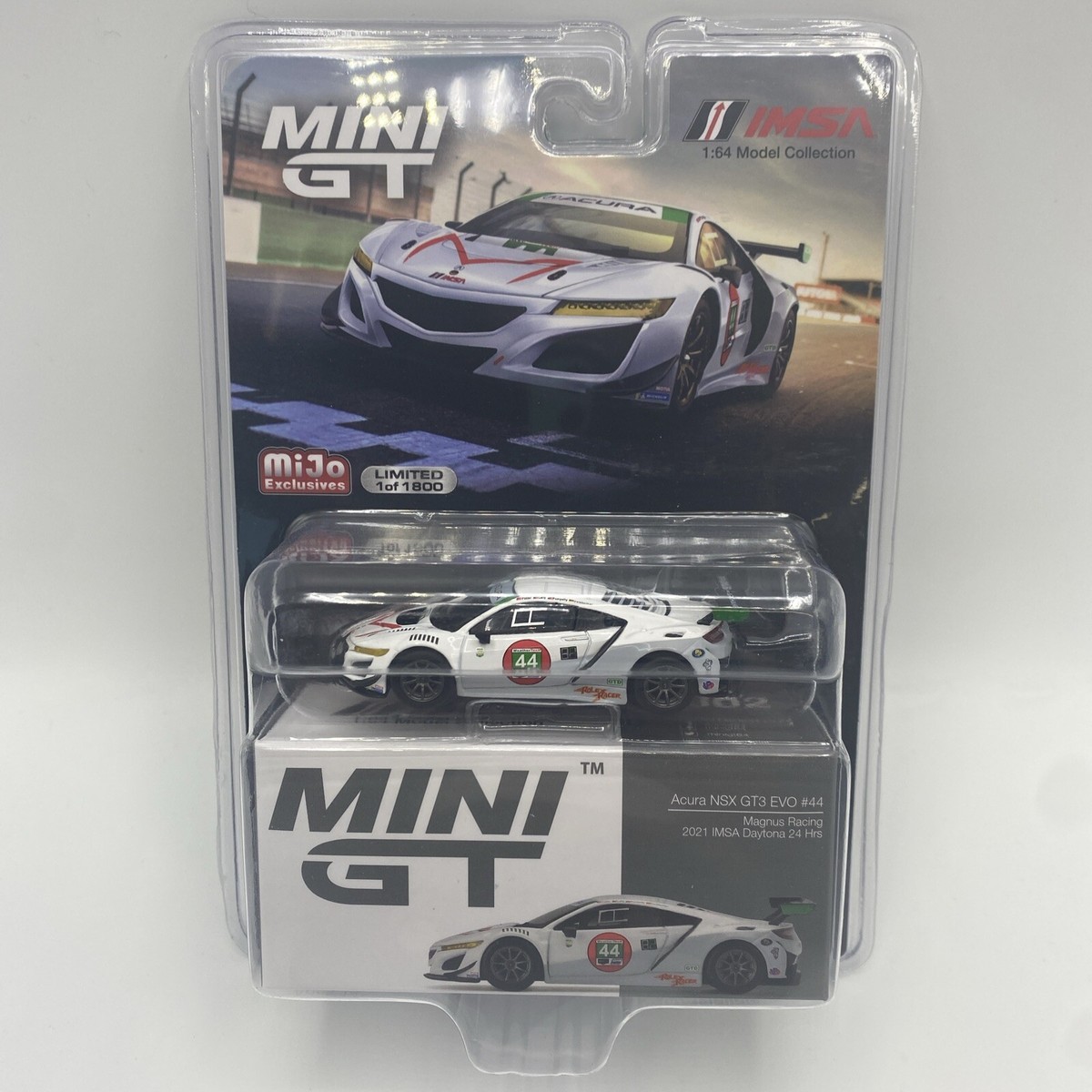 Acura NSX GT3 EVO #44 Diecast 1:64 Scale Models - True Scale